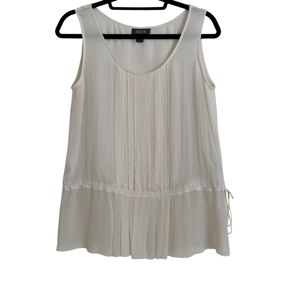 Kenneth Cole Reaction Feminine Sleeveless Blouse, Size 6